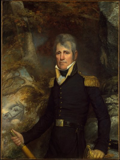 Generaal Andrew Jackson, ca. 1819 door John Wesley Jarvis