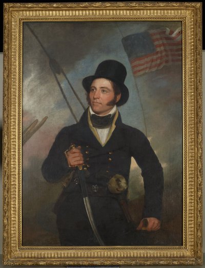 Portret van Kapitein Samuel Chester Reid door John Wesley Jarvis