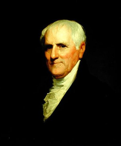 Portret van Egbert Benson naar een schilderij van Gilbert Stuart (1755-1828), ca. 1820 door John Wesley Jarvis