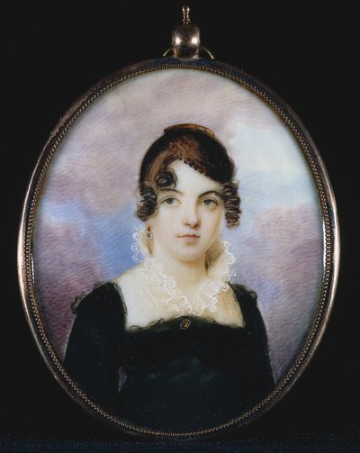 Portret van een Vrouw door John Wesley Jarvis