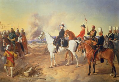 Generaal Gough, opperbevelhebber van het leger van de Sutlej door John Wheeler of Bath