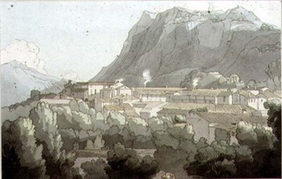 Mendris, nabij Como door John White Abbott