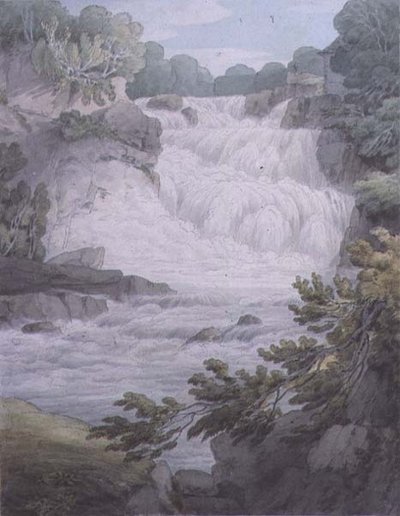 Stonebyers Linn aan de Clyde door John White Abbott