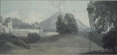 Vesuvius, Napels door John White Abbott
