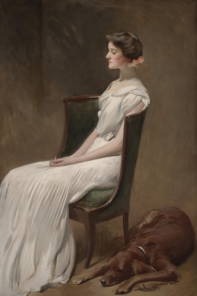 Miss Dorothy Quincy Roosevelt (later Mrs. Langdon Geer) door John White Alexander