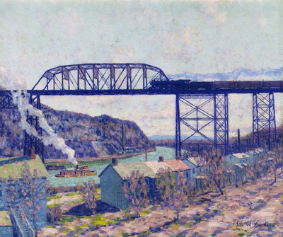 Op de Rondout door John William Bentley