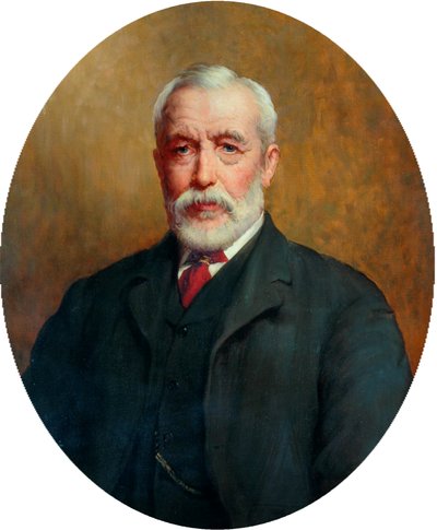 Portret van J. Whiteley Ward, MP door John William Brooke