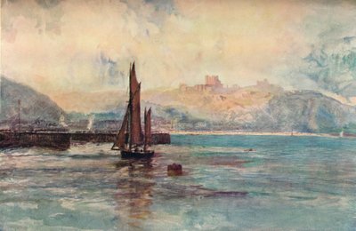 Dover-Avond, ca. 1895 door John William Buxton Knight