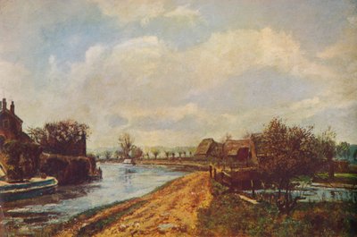 Het kanaal bij Rickmansworth door John William Buxton Knight