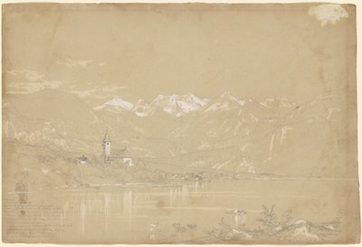 Meer van Brienz door John William Casilear
