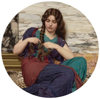 Een aangename taak door John William Godward