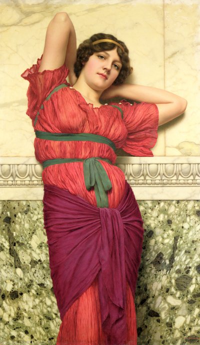 Contemplatie door John William Godward