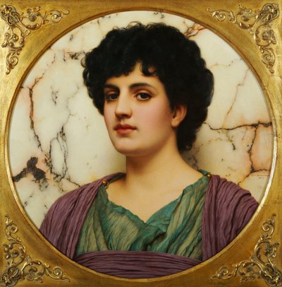 Lucilia, 1917 door John William Godward