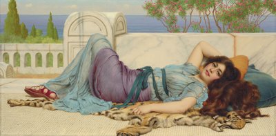 Ondeugd en Rust door John William Godward