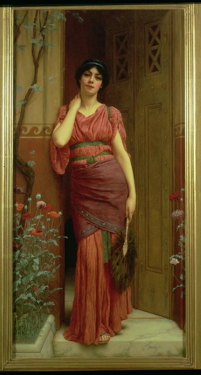 De Tuindeur door John William Godward