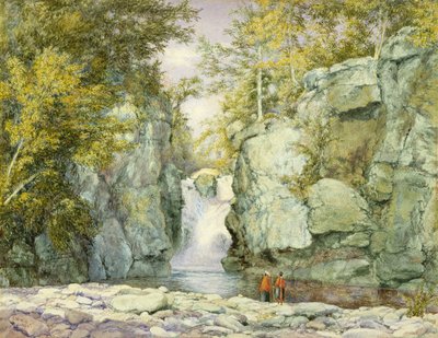 Fawns Leap, Catskill Mountains, 1867 door John William Hill