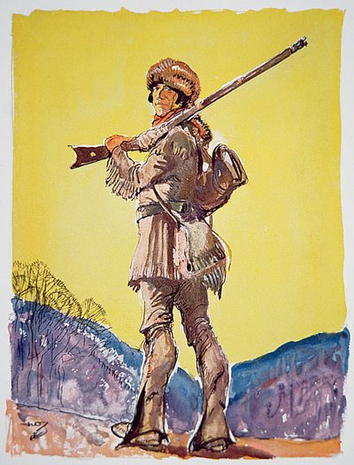Davy Crockett door John William Jr. Thomason