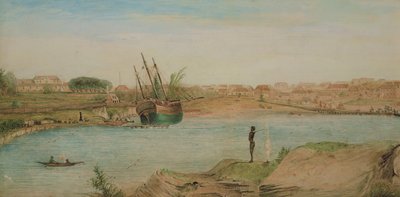 Sydney Cove, hoofd van de baai, 1808 door John William Lewin