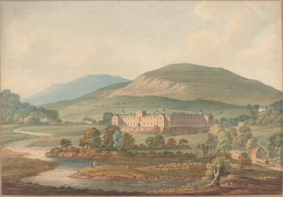 Uitzicht op een landgoed door John William Upham