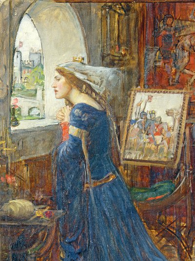 Fair Rosamund, c.1916 (detail) door John William Waterhouse
