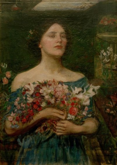 Pluk de rozen zolang het kan door John William Waterhouse