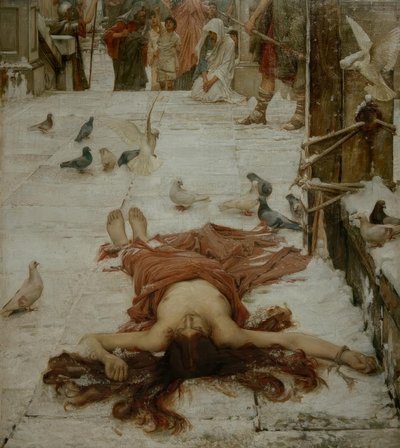 Heilige Eulalia door John William Waterhouse
