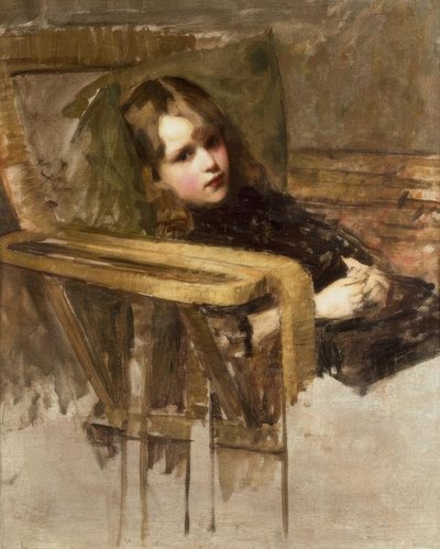 De gemakkelijke stoel door John William Waterhouse