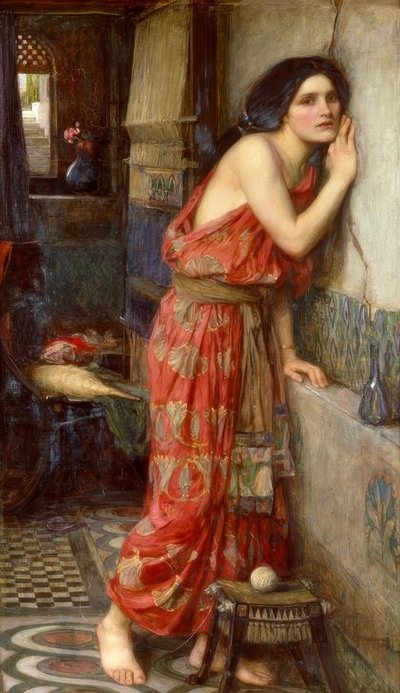 Thisbe of de luisteraar door John William Waterhouse