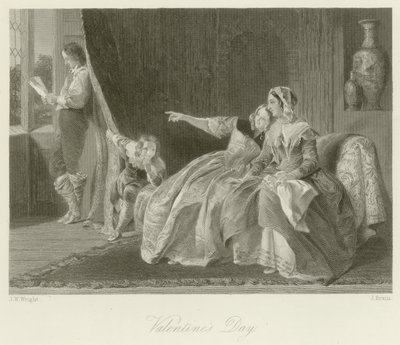 Valentijnsdag door John William Wright