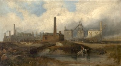 Industriële Scène, 1833 door John Wilson Carmichael