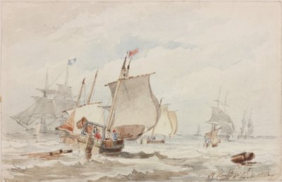 Bij Hartlepool door John Wilson Carmichael