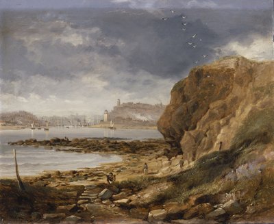 Schilden van de havenmond door John Wilson Carmichael