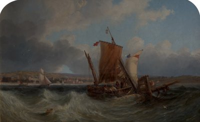 Schepen voor Noord Yarmouth, 1959 door John Wilson Carmichael
