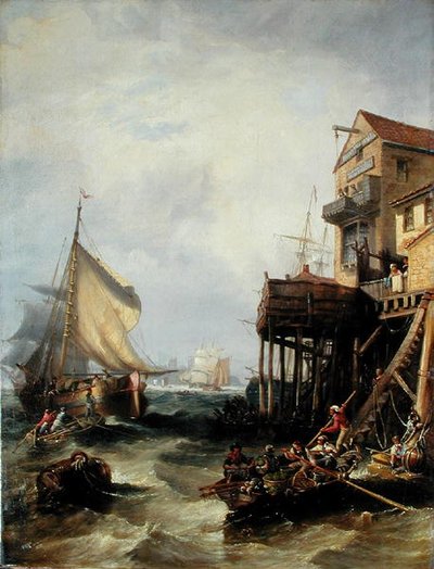 Het douanehuis door John Wilson Carmichael