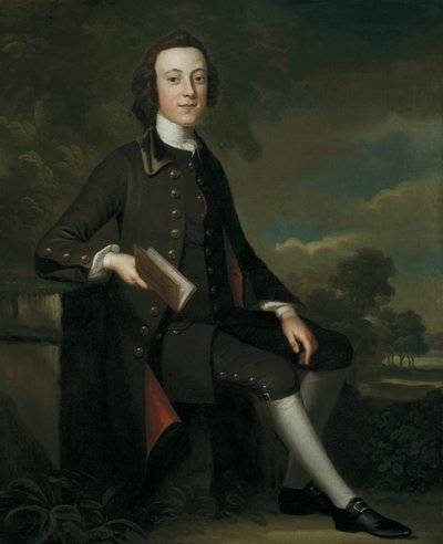 Portret van een jonge man door John Wollaston