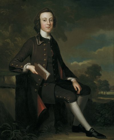 Portret van een Jonge Man door John Wollaston