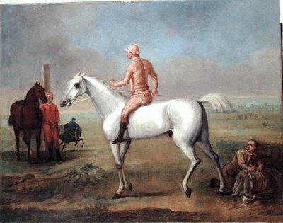 Arabisch hengst met jockey door John Wootton