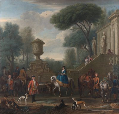 Voorbereiding voor de jacht door John Wootton
