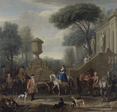 Voorbereiding op de jacht door John Wootton