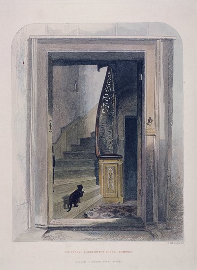 Southampton House, Chancery Lane, Londen, 1851 door John Wykeham Archer