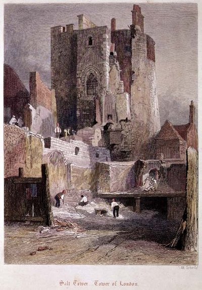 Tower of London: De Zouttoren door John Wykeham Archer