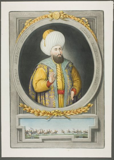 Amurat Kahn II, uit Portretten van de Keizers van Turkije door John Young