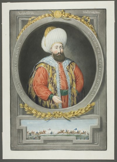 Bajazet Kahn I, uit Portretten van de Keizers van Turkije door John Young