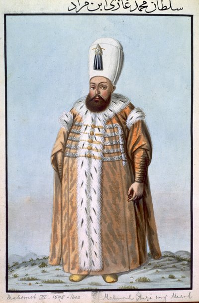 Mahomet (Mehmed) III (1566-1603) Sultan 1595-1603, uit 