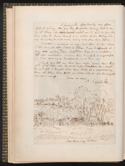 Autograaf brief van John Constable aan John Thomas Smith, uit Memoirs of the Life of John Constable, door Charles Robert Leslie, gedrukt door James Carpenter, 1843 door John Constable