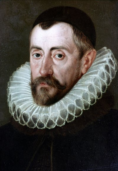 Sir Francis Walsingham (ca.1532-1590), Engelse politicus (schilderij door J.de Critz). Londen National Portrait Gallery door John de Critz