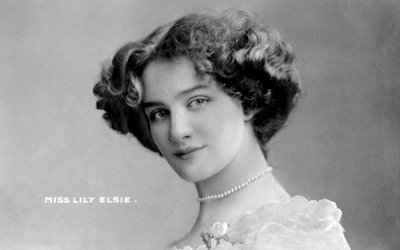 Lily Elsie 1886-1962, Engelse actrice, begin 20e eeuw door Johnston and Hoffman