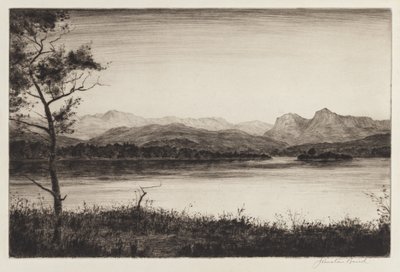 Langdale Pikes, Windermere door Johnstone Baird