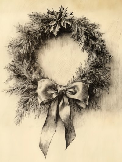 Elegante kerstkrans door Jolly and Dash
