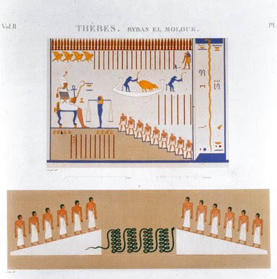 Illustraties van fresco